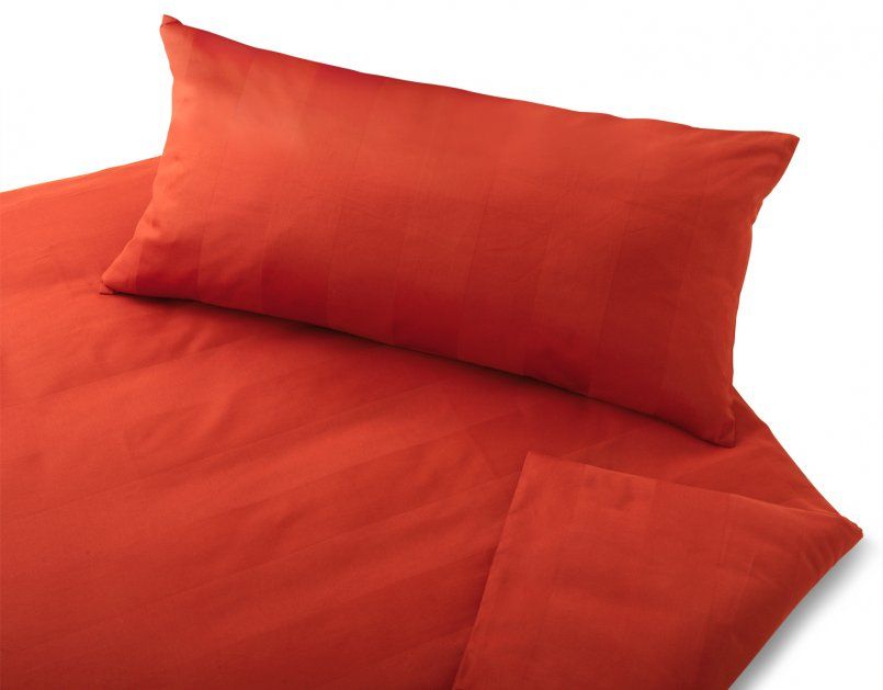 Satin Bettwäsche Orange
